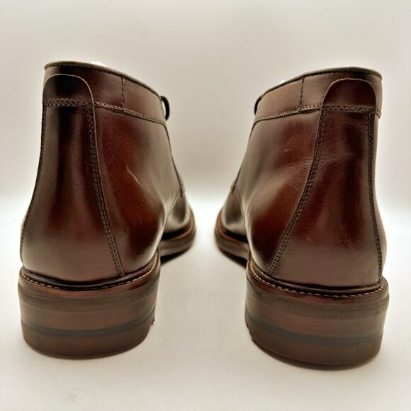 Johnston & Murphy Mens Welch Chukka Boot US 12M EU 46 Brown Leather NIB - Picture 10 of 13